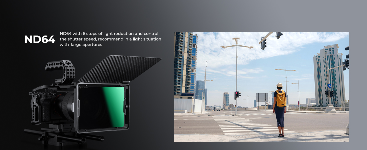 K&F ND64 Rectangular Glass Filter for K&F Matte Boxes Nano-X | KF01.2492 - Image 8