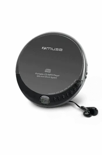 Muse Portable CD/MP3 Player with Anti-Shock for Rediscovering Albums