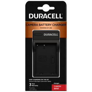 Charger for Canon BP-511 Battery by Duracell in Packaging | DRC5902