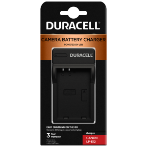 Charger for Canon LP-E12 Battery by Duracell in Packaging | DRC5911