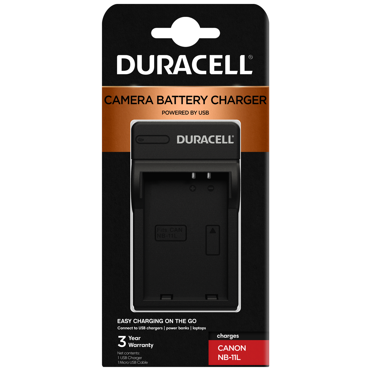 thumbnail image 2 of OTB USB Charger For Canon NB-11L Battery – Micro USB Powered, Compact & Portable 2 of 4