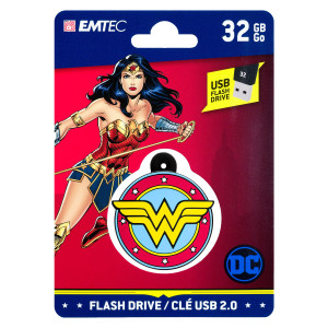 EMTEC 32GB Wonder Woman USB from the DC Comics Collectable Series Product Image | EMTEC