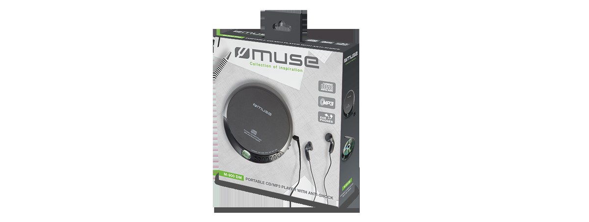 Muse Portable CD/MP3 Player with Anti-Shock for Rediscovering Albums - Image 6