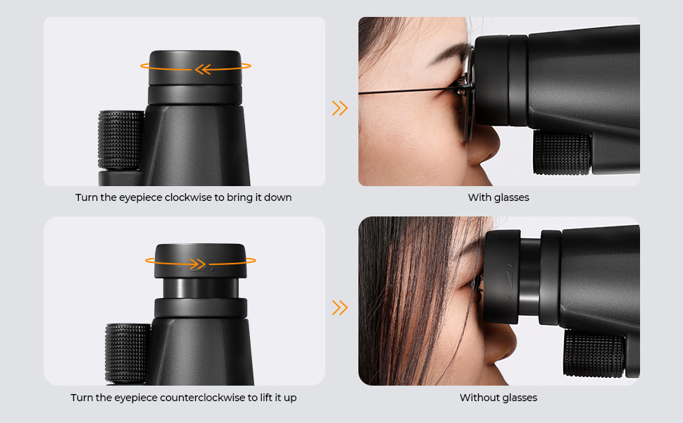 KandF Monocular 12x50 In Use | KF33.068