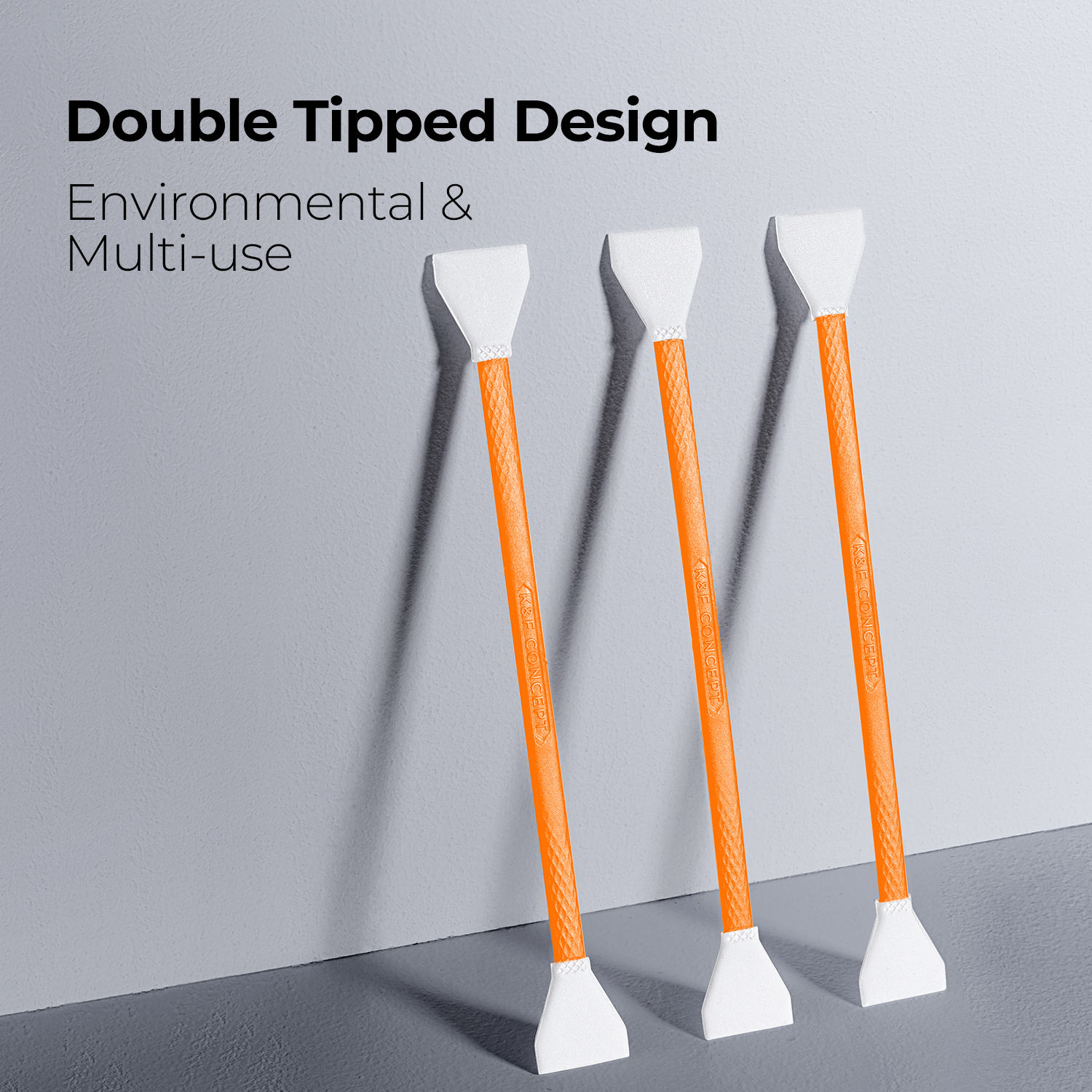 K&F 10-Pack APS-C Double-Head Sensor Cleaning Swabs Features Image | SKU.1962