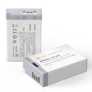 K&F 2 Pack Canon LP-E17 Batteries with USB-C Charging Port Product Image | KF28.0049S1
