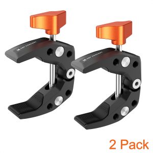 K&F 2 Pack Mini Super Clamp Ms15 with a Jaw Opening of 60mm Product Image | KF31.082S1