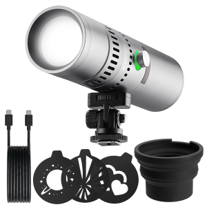 K&F 4 Colour LED Gobo Projection Light with 20 Cutout Patterns Product Image | KF34.063