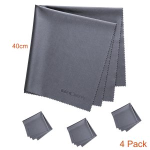 K&F 4 Pack of XL Microfiber Cleaning Cloths measuring 40x40cm Product Image | SKU.1690