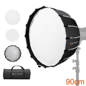 K&F 90cm Light Dome Softbox with Bowens Mount and Quick Clips Product Image | KF18.0008V1