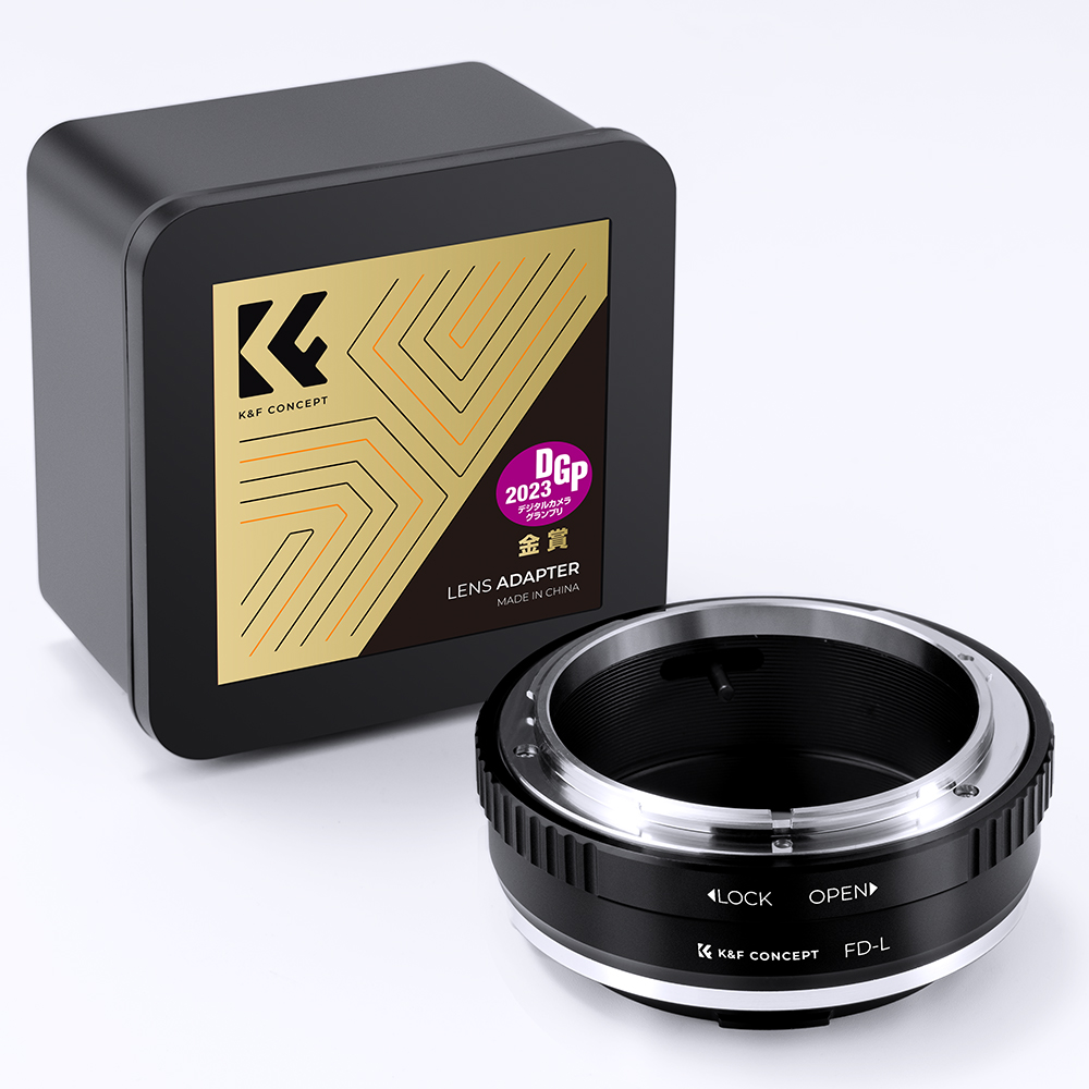K&F Mechanical Adapter for Canon FD & FL Lenses to Leica L-Mount Cameras Image of What's in the Box | KF06.468