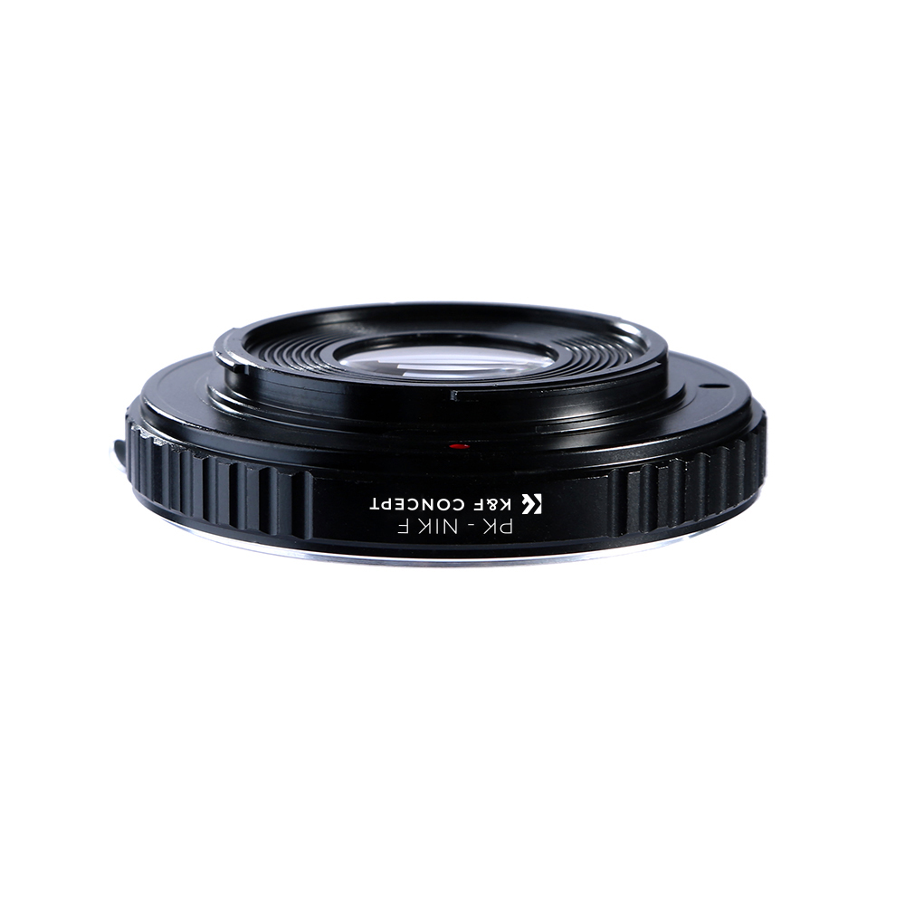 K&F Mechanical Adapter for Pentax K Lenses to Nikon F Cameras Face Down View Image | KF06.121
