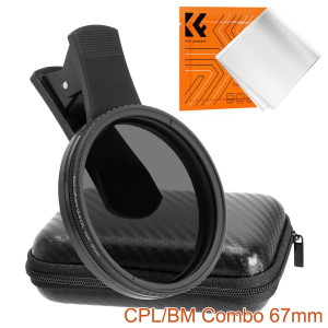 K&F Clip-On CPL and Black Mist Combo Filter for Mobile Phones Product Image | KF01.2900V2