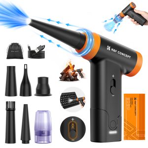 K&F Electric Air Blower and Vacuum with LED and Cleaning Heads Product Image | KF08.069