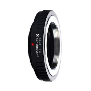 K&F Lens Adapter for Leica M39 Lenses to Fuji X Cameras Lens Mount Fitting View | KF06.104