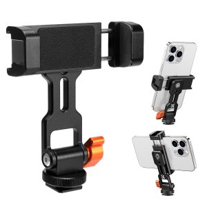 K&F Metal Phone Clamp with Shoe for Phone on Camera Mounting Product Image | KF31.094