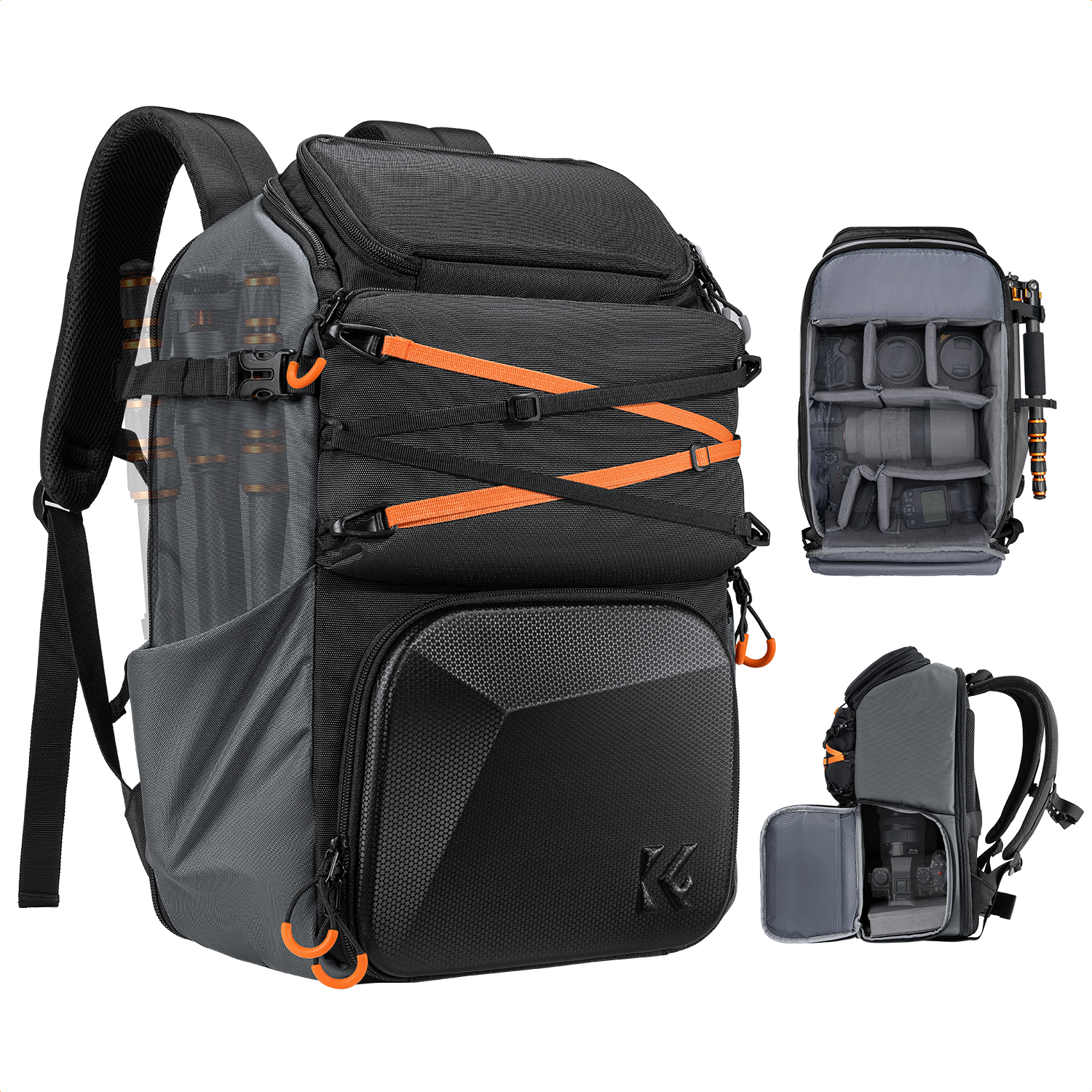 K&F Pro-Shooter Junior 25L Camera Backpack for Photographers Product Image | KF13.180