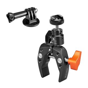 K&F Super Clamp and Ball Head to Cold Shoe or 1/4" Mount Product Image | KF31.097