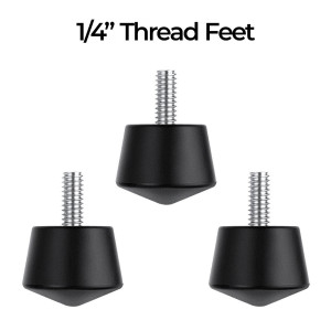 K&F 3 Pack of Replacement Tripod Feet that are Universally Compatible Product Image | KF31.050