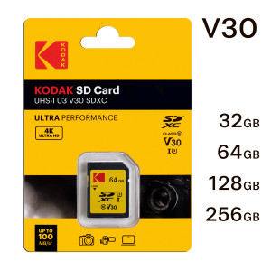 Kodak V30 microSD Card Premium Performance with UHS-I U3 V30 Product Image