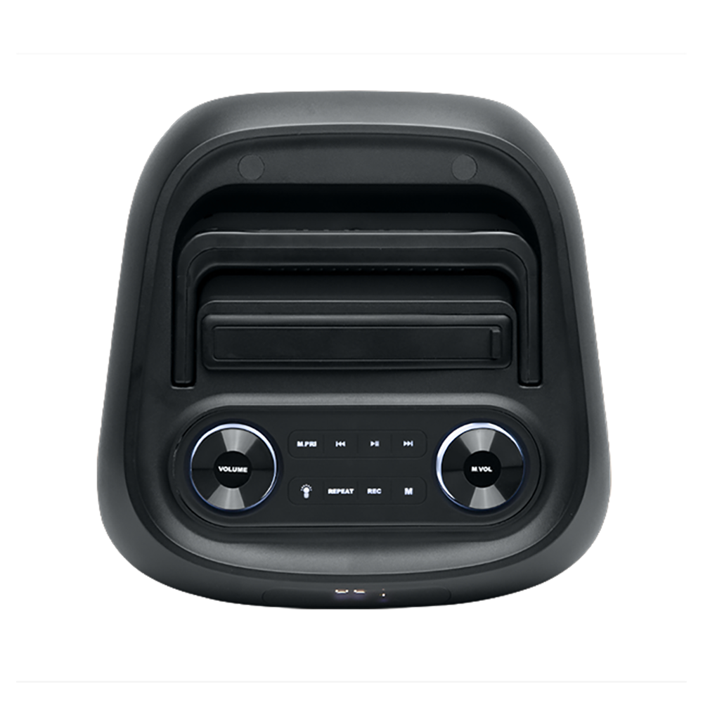 Muse Sonic 300 Party Box 300W Bluetooth Speaker with Karaoke Mic View of Controls | M-1930 DJ