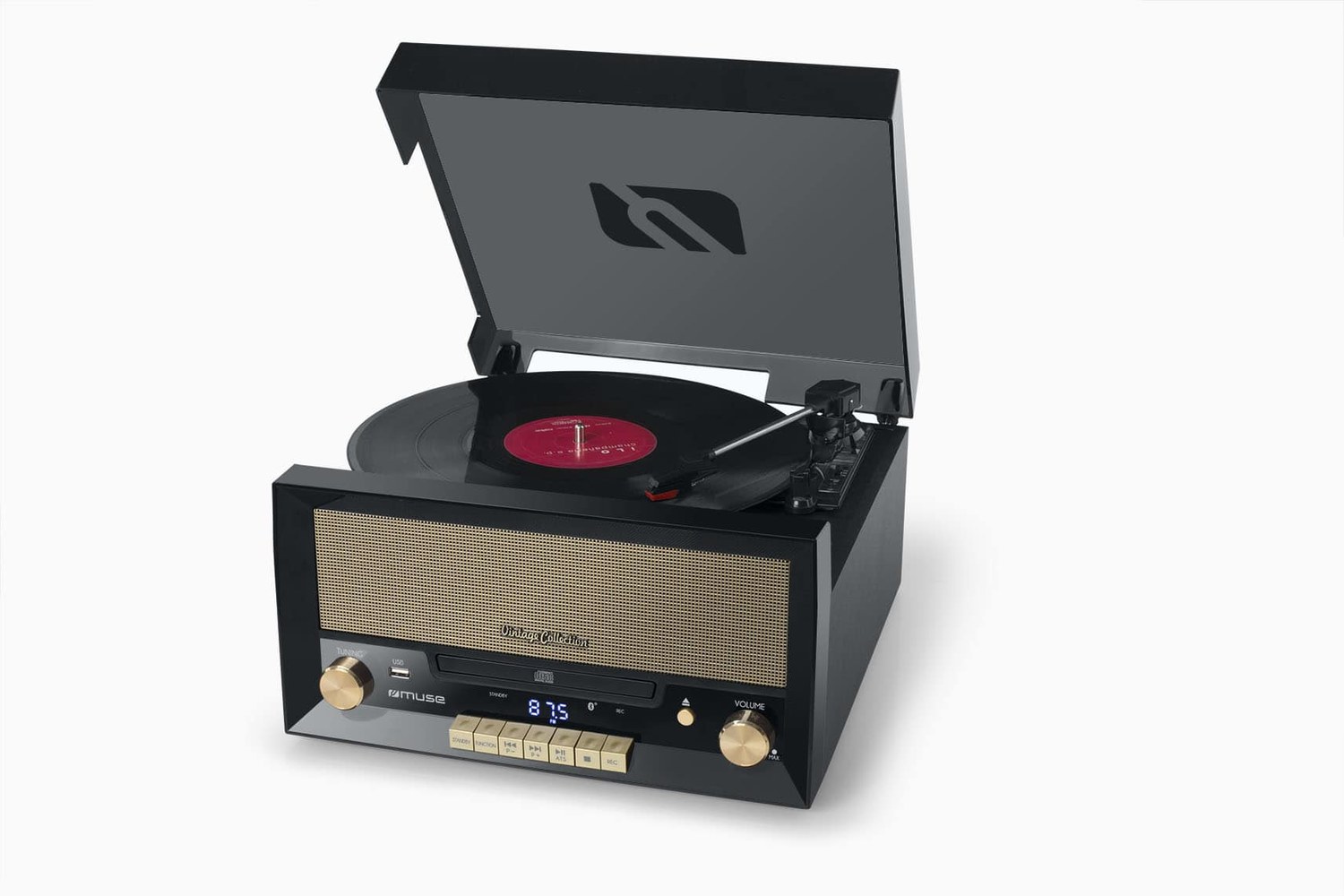 MUSE MT-110 CD Micro System with Turntable