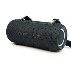 Muse Wave Vibe (Black) Portable Bluetooth Speaker 30W and 11-Hour Battery