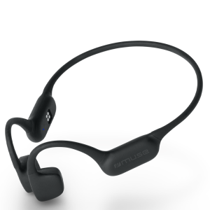 Muse Bone Conduction Headphones (Black) with 4GB Storage & IPX8 Waterproof Product Image | M-238 BC
