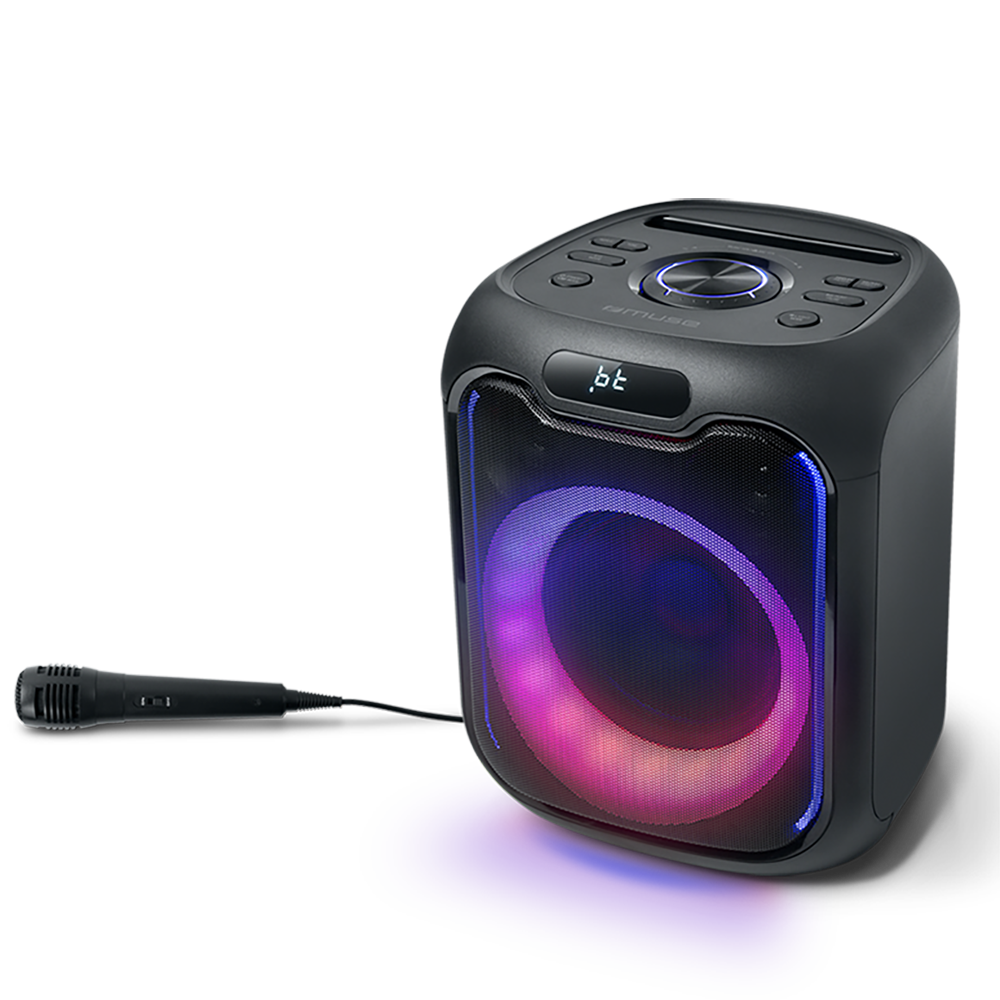 Muse Sonic 150 Party Box 150W Bluetooth Speaker with Karaoke Mic Product Image | M-1803 DJ