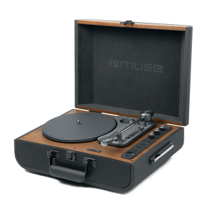 Muse Turntable for Vinyl, Streaming & Radio in One Living Room Hub Product Image | MT-208 AT