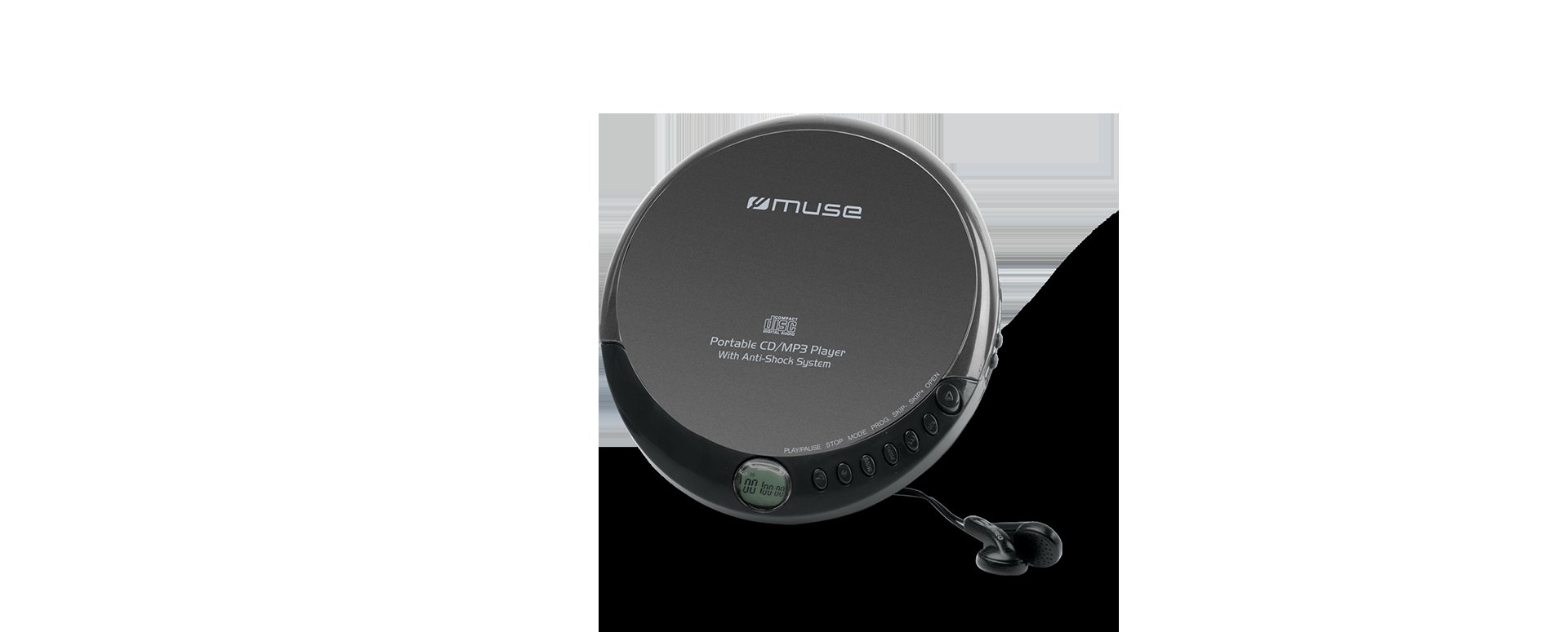 Muse Portable CD/MP3 Player with Anti-Shock for Rediscovering Albums - Image 3