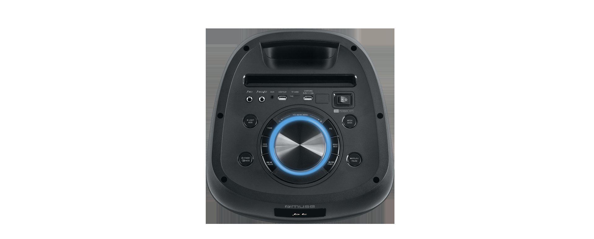 Muse Sonic 600 Party Box 600W Bluetooth Speaker with Karaoke Mic - Image 4